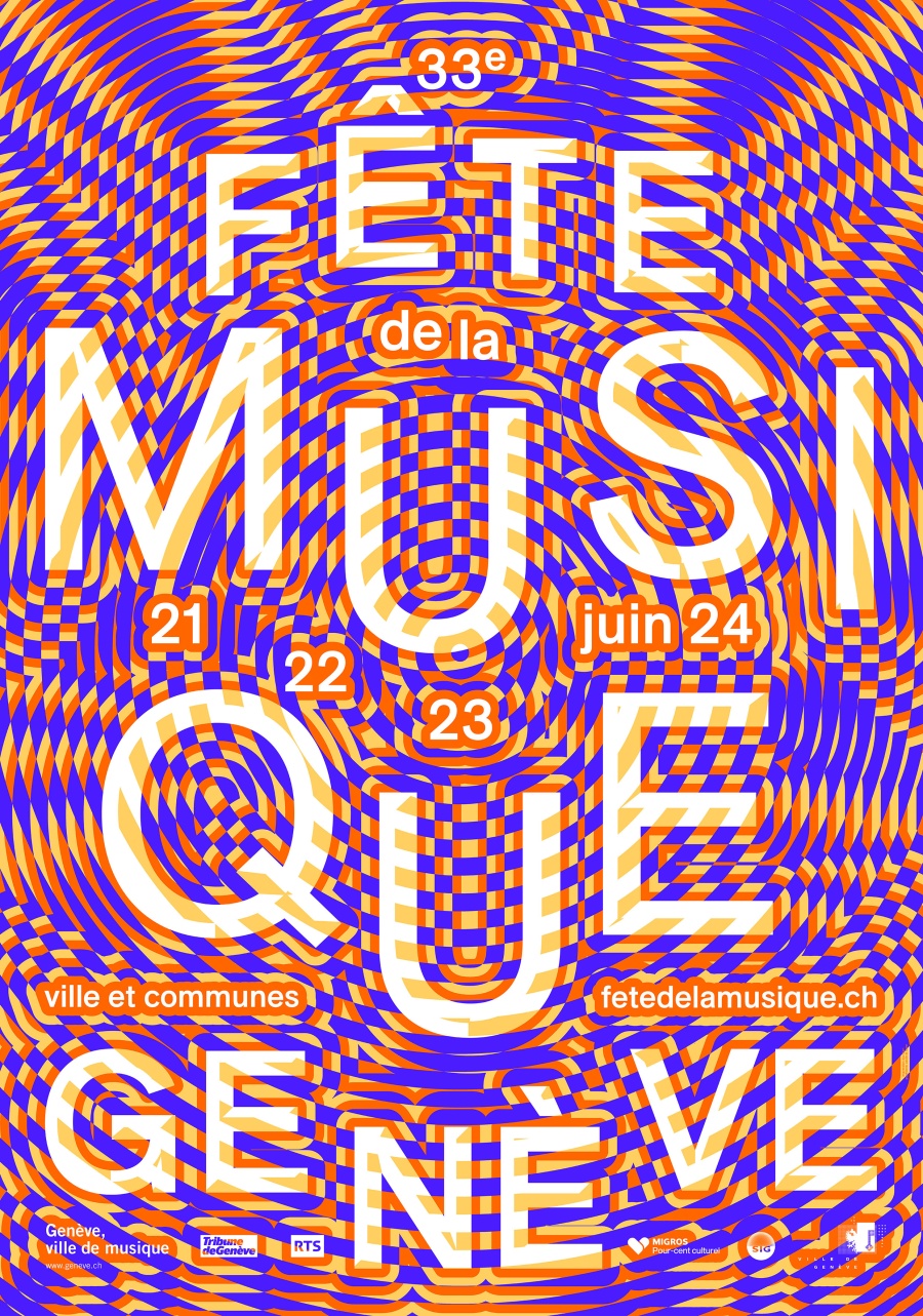 Affiche Fête de la musique de Genève 2024