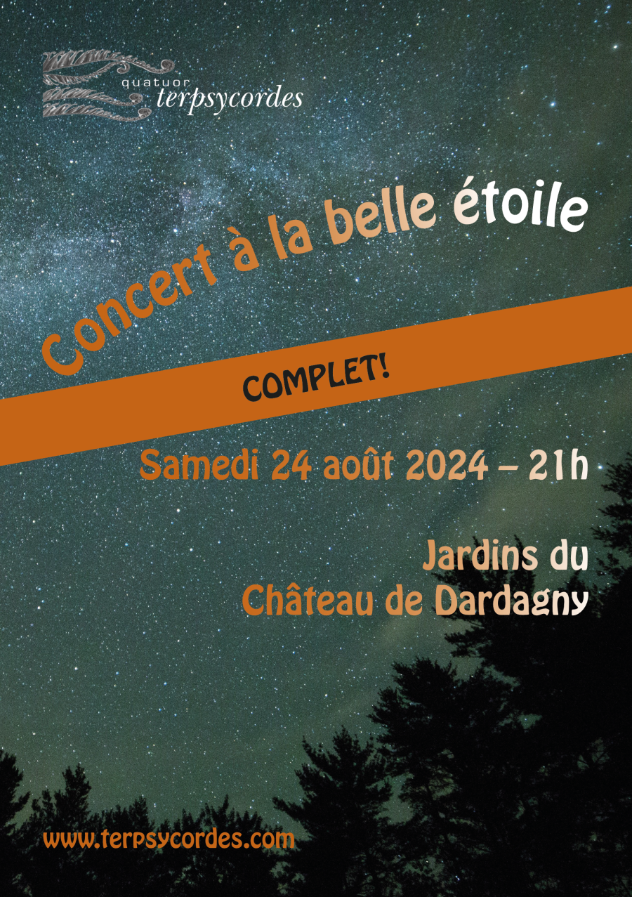 Affiche Concert belle étoile 2024