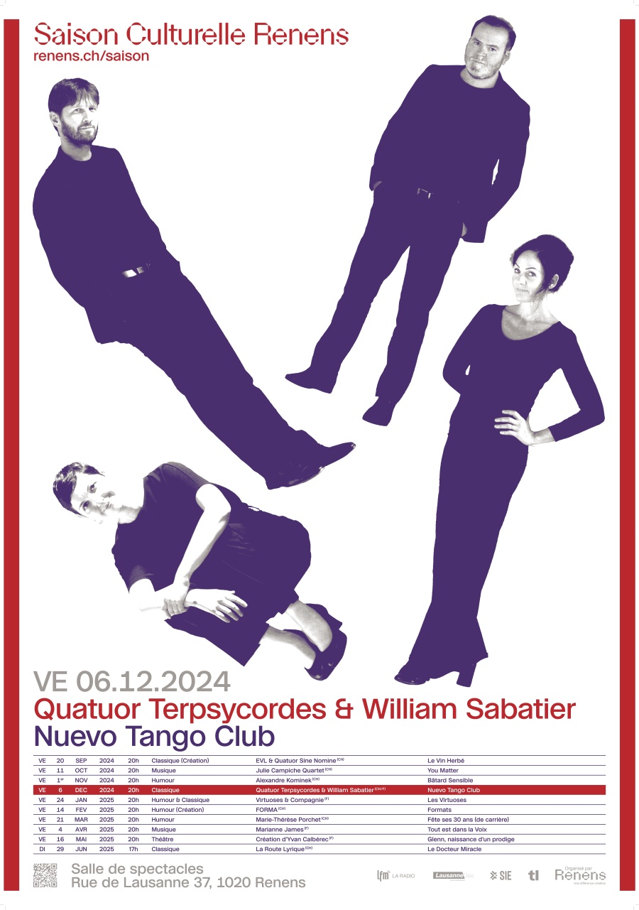 Affiche concert Saison Culturelle Renens