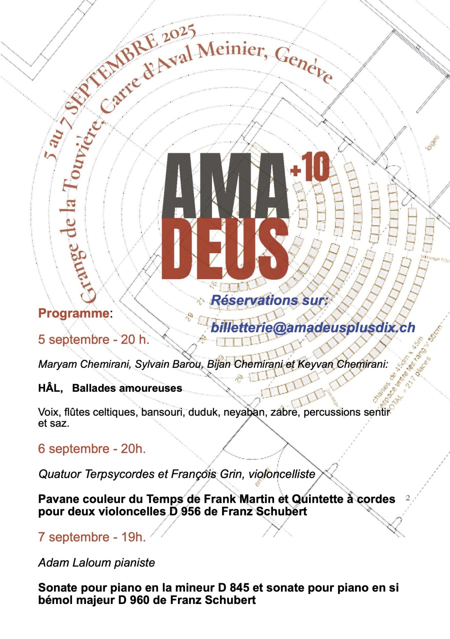 Affiche Festival Amadeus + 10