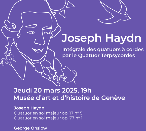 Affiche du 17e concert de l'intégrale des quatuors de Haydn