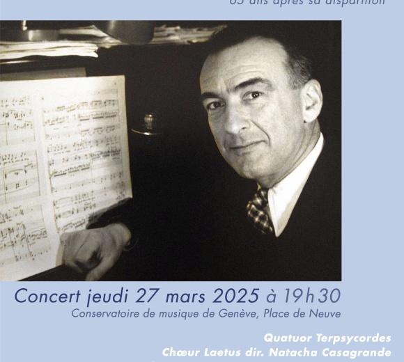 Affiche du concert hommage à Jean Binet du 27 mars 2025