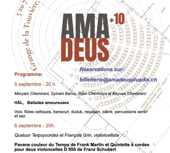 Affiche Festival Amadeus + 10