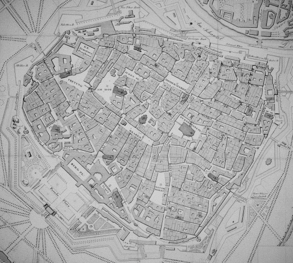 Plan der inneren Stadt Wien, 1826